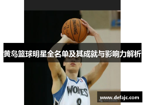 黄岛篮球明星全名单及其成就与影响力解析